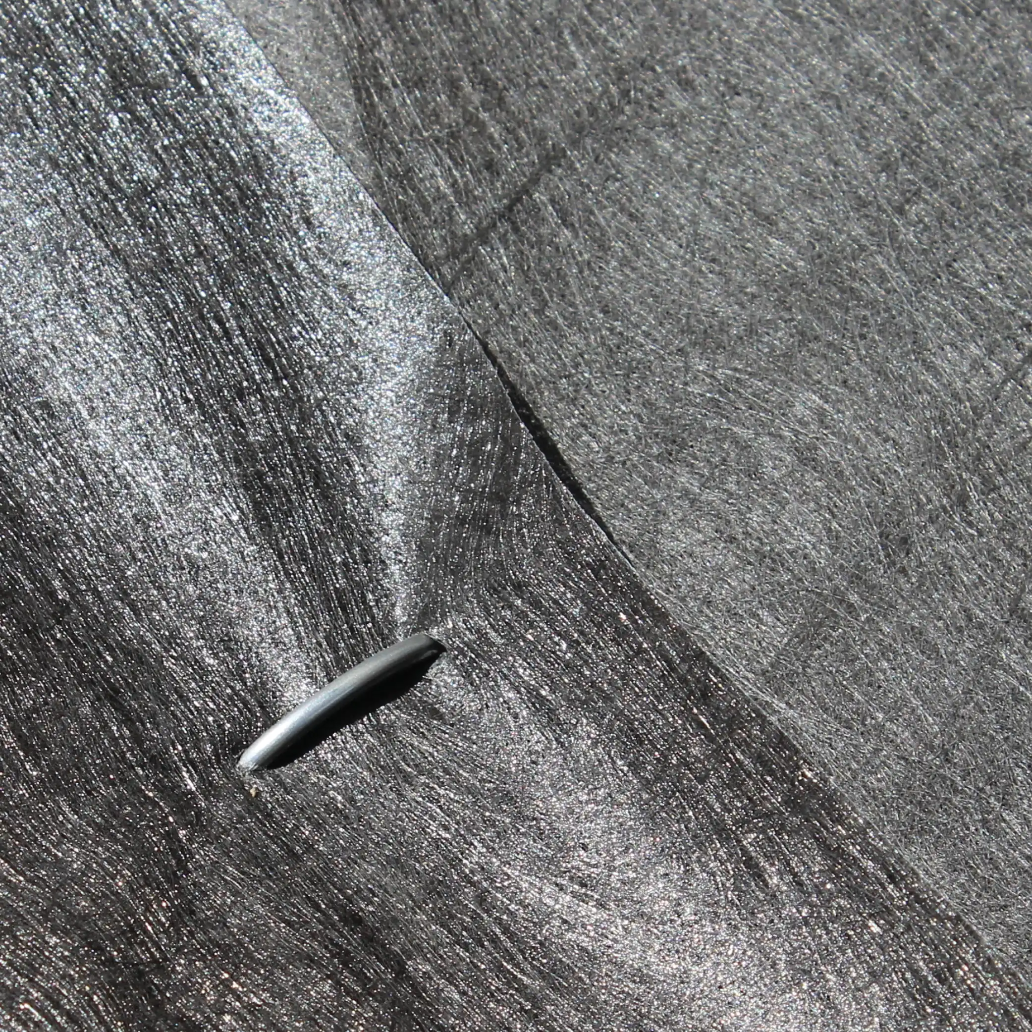 Steel Staple in landscape fabric